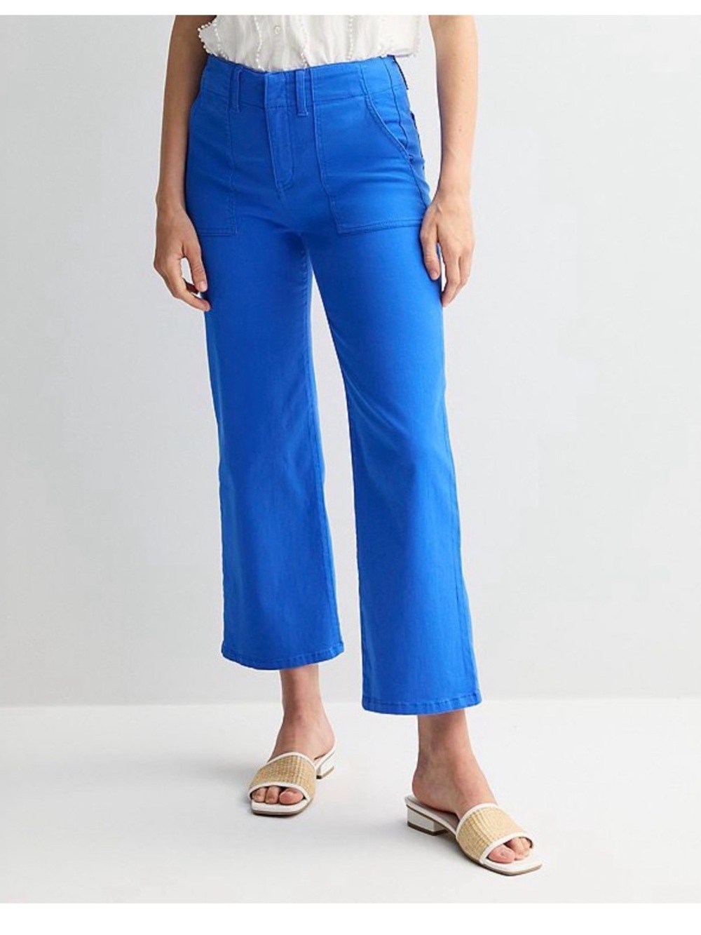 Women's Draper James Stretch Twill Wide Leg Pants Size 0 NWT